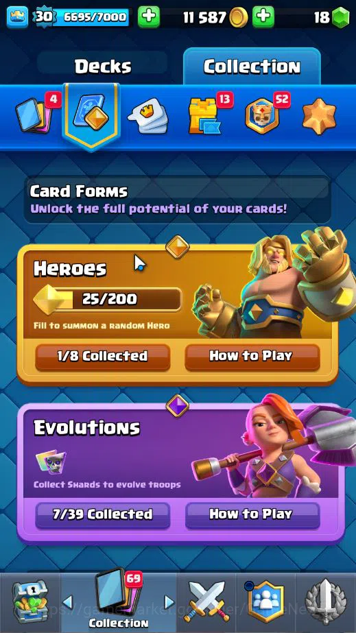 Clash Royale Accounts Lv 30|Trophy 7757|KTL 11|Limited Skin|Card 111| 1  image 5