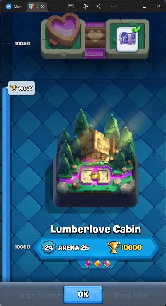 Clash Royale Accounts High-End Lv 41|Trophy 10124|KTL 13|Card 121|2 Hero|5 EVO|8 Champ|21Legend,33Epic,30Rare,29Commons|579 18