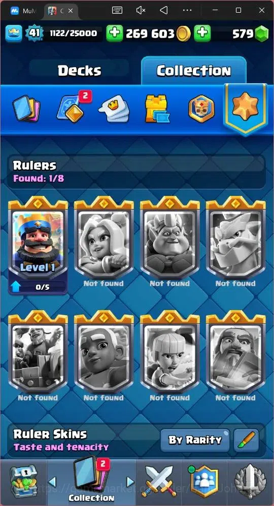 Clash Royale Accounts High-End Lv 41|Trophy 10124|KTL 13|Card 121|2 Hero|5 EVO|8 Champ|21Legend,33Epic,30Rare,29Commons|579 3