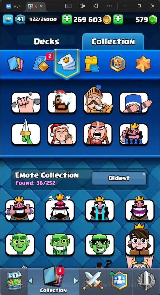 Clash Royale Accounts High-End Lv 41|Trophy 10124|KTL 13|Card 121|2 Hero|5 EVO|8 Champ|21Legend,33Epic,30Rare,29Commons|579 6