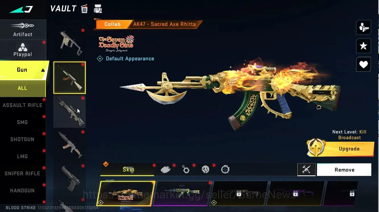 Blood Strike Accounts ASIA|ETERNAL DesertEagle Lv2+Collab EVA[MCX-EVA00] image 10