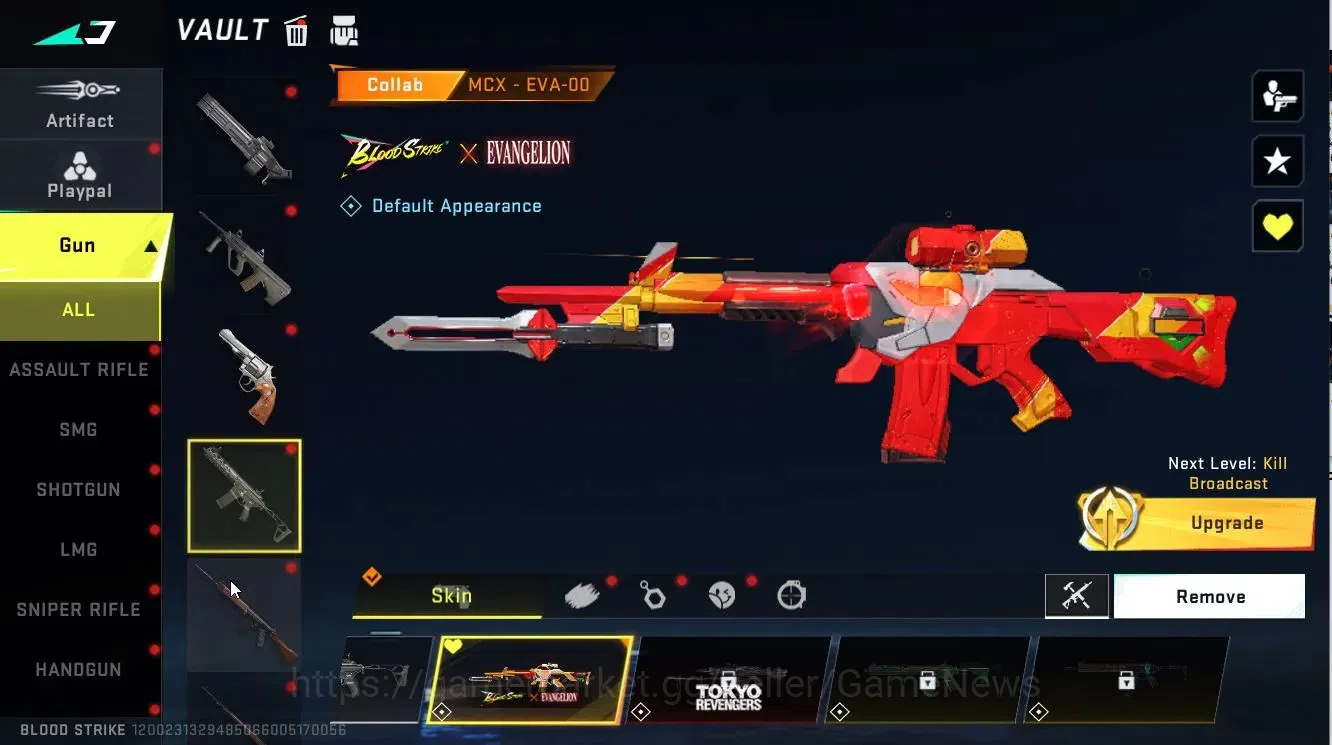 Blood Strike Accounts ASIA|ETERNAL DesertEagle Lv2+Collab EVA[MCX-EVA00] image 16