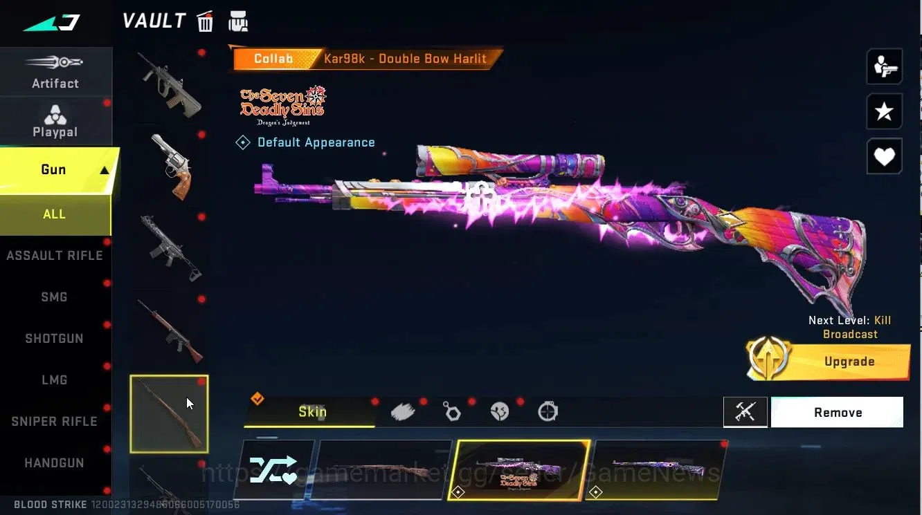 Blood Strike Accounts ASIA|ETERNAL DesertEagle Lv2+Collab EVA[MCX-EVA00] image 17