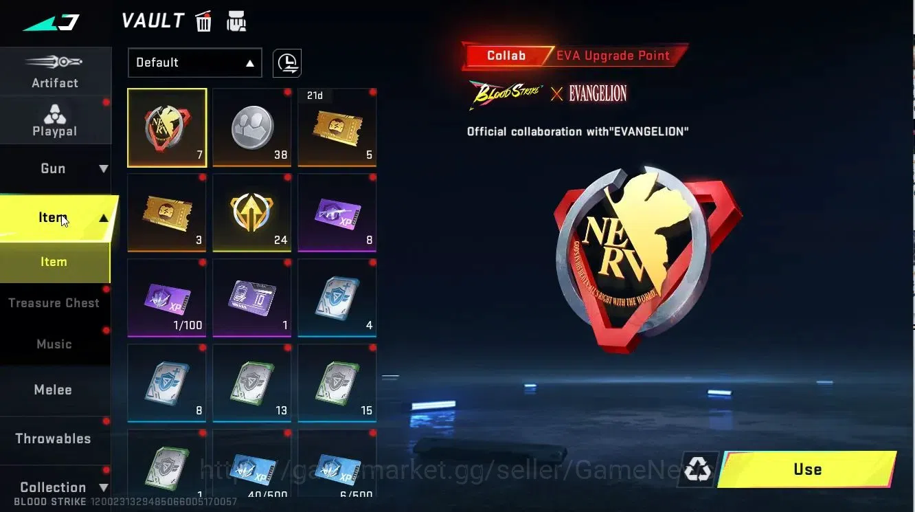Blood Strike Accounts ASIA|ETERNAL DesertEagle Lv2+Collab EVA[MCX-EVA00] image 20