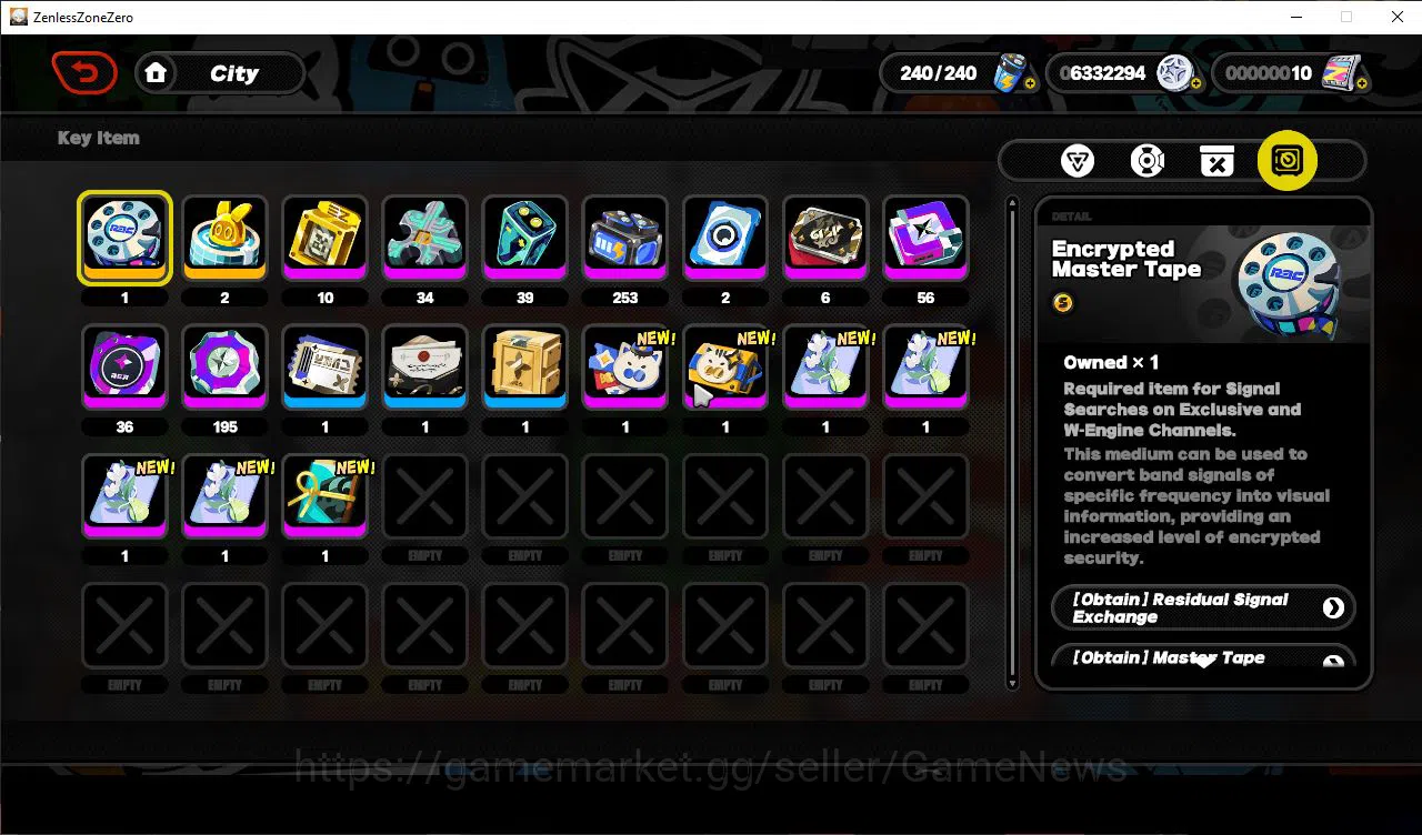 Zenless Zone Zero Accounts Mid-Game EU |IK 44|S2CH1| 5 Limited [Sunna,Yixuan,Miyabi,Zhao,Harumasa] + 4 STD[S11,Etc]|6S 11