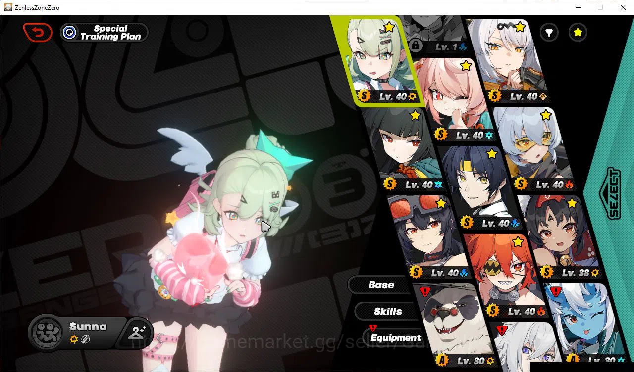 Zenless Zone Zero Accounts Mid-Game EU |IK 44|S2CH1| 5 Limited [Sunna,Yixuan,Miyabi,Zhao,Harumasa] + 4 STD[S11,Etc]|6S 4