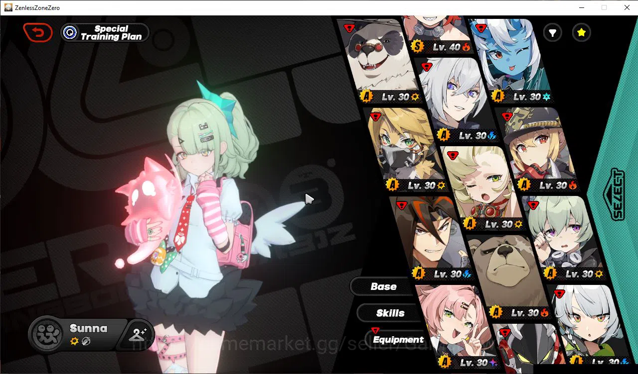 Zenless Zone Zero Accounts Mid-Game EU |IK 44|S2CH1| 5 Limited [Sunna,Yixuan,Miyabi,Zhao,Harumasa] + 4 STD[S11,Etc]|6S 5