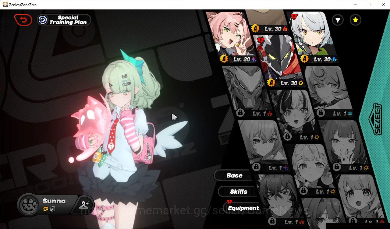 Zenless Zone Zero Accounts Mid-Game EU |IK 44|S2CH1| 5 Limited [Sunna,Yixuan,Miyabi,Zhao,Harumasa] + 4 STD[S11,Etc]|6S 6
