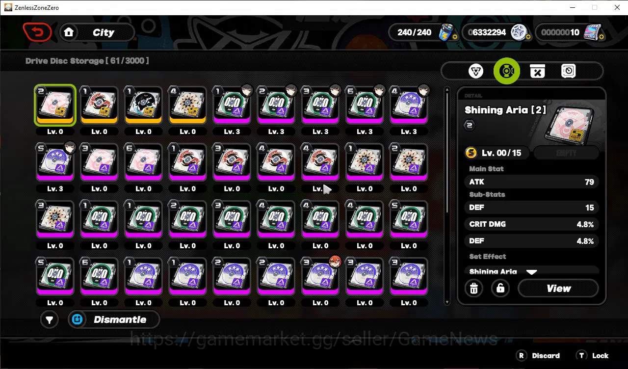 Zenless Zone Zero Accounts Mid-Game EU |IK 44|S2CH1| 5 Limited [Sunna,Yixuan,Miyabi,Zhao,Harumasa] + 4 STD[S11,Etc]|6S 9