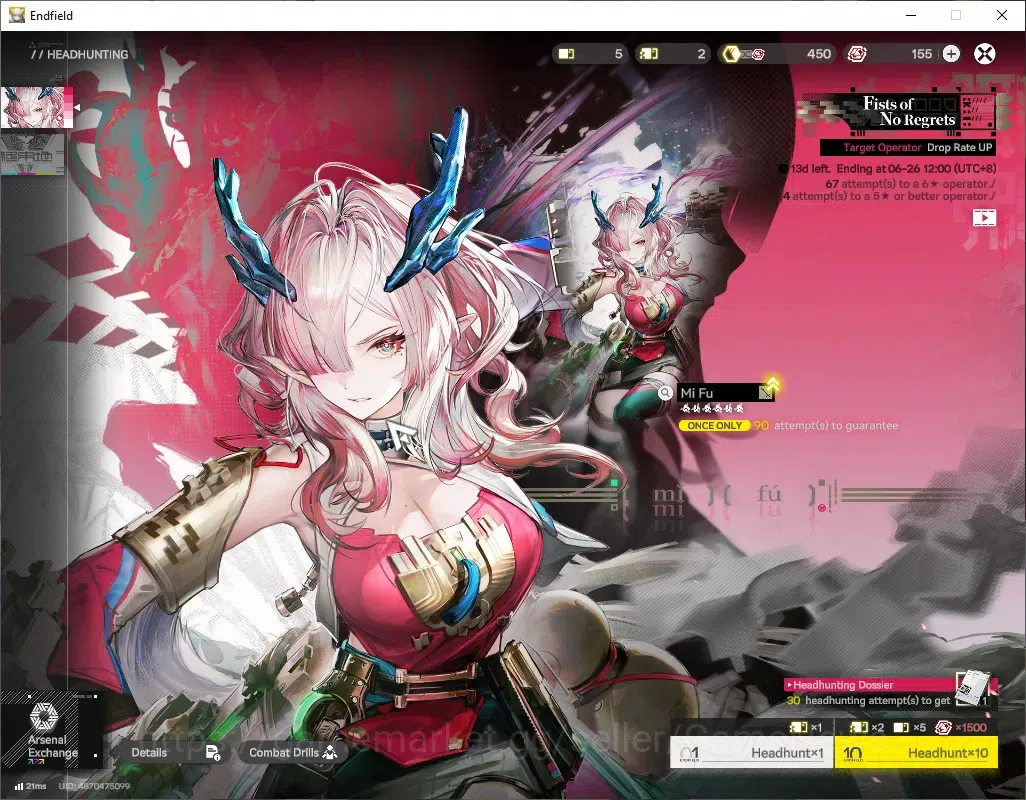 Arknights: Endfield Accounts ASIA|Lv 51|6 SSR(2 Limited)+9 (*6 Weapon)|Gilberta image 12