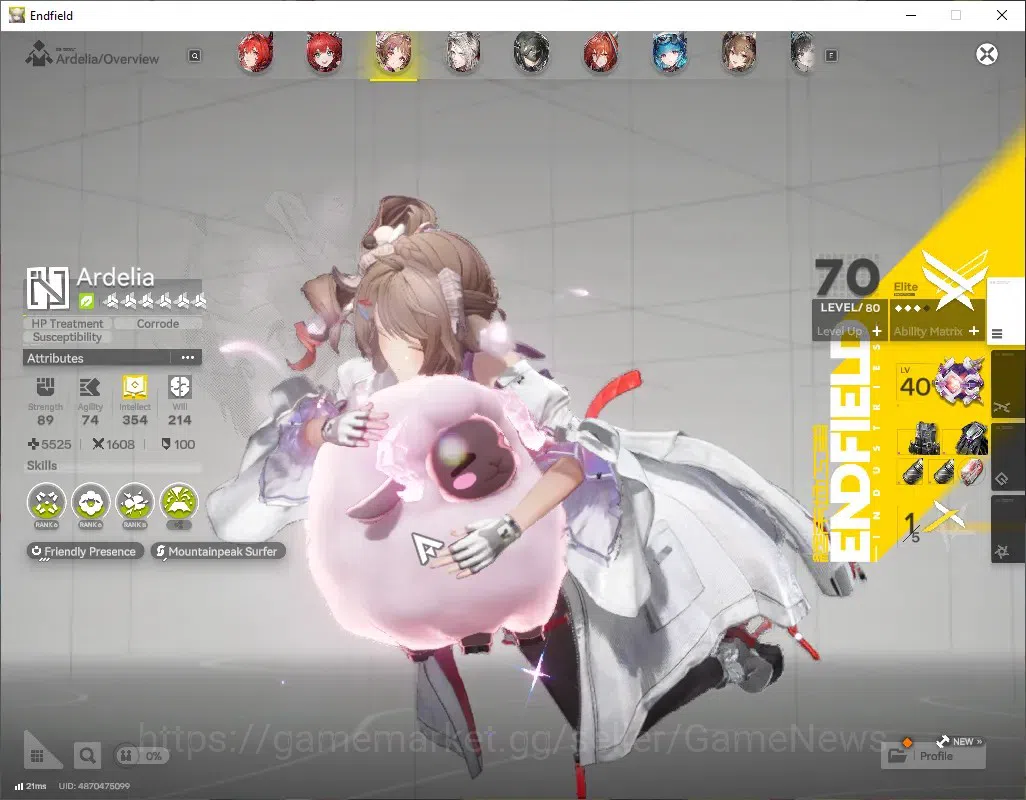 Arknights: Endfield Accounts ASIA|Lv 51|6 SSR(2 Limited)+9 (*6 Weapon)|Gilberta image 5