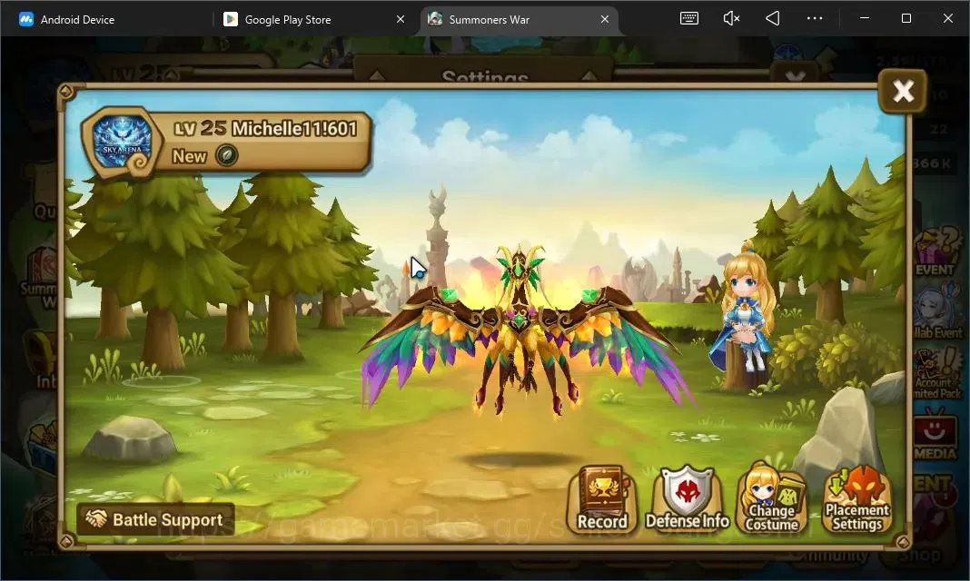 Summoners War: Sky Arena Accounts Starter GLOBAL | NB 5 TESHAR,Starter Gacha 115 12Y+160 11Y Scrool, 3 Legendary All 1