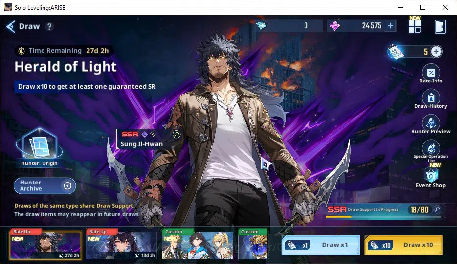 Solo Leveling: ARISE Accounts Power 723K| Goto A5+Sign, Mirei A5+Sign A5, Thomas A6+Sign, Han Se-Mi A5+Sign) | Log Email 11