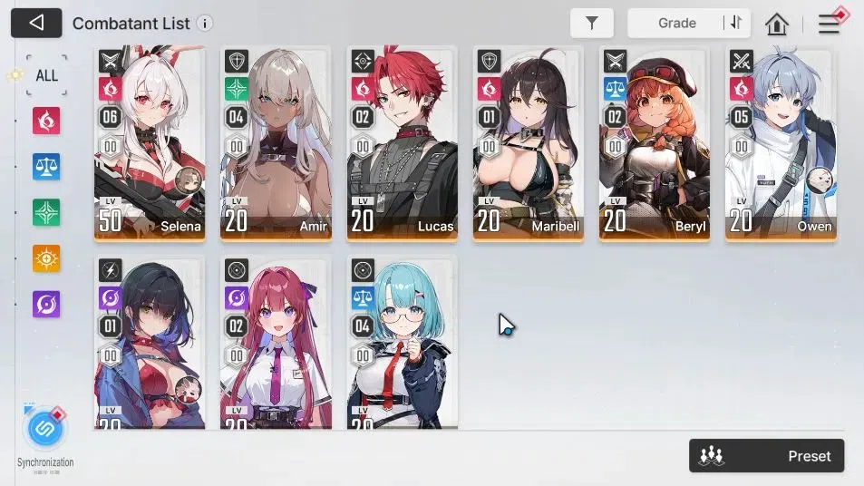 Chaos Zero Nightmare Accounts GLOBAL|Lv 55|4K Crys|10 SSR[(HeidemarieM4,Narja)+S image 6