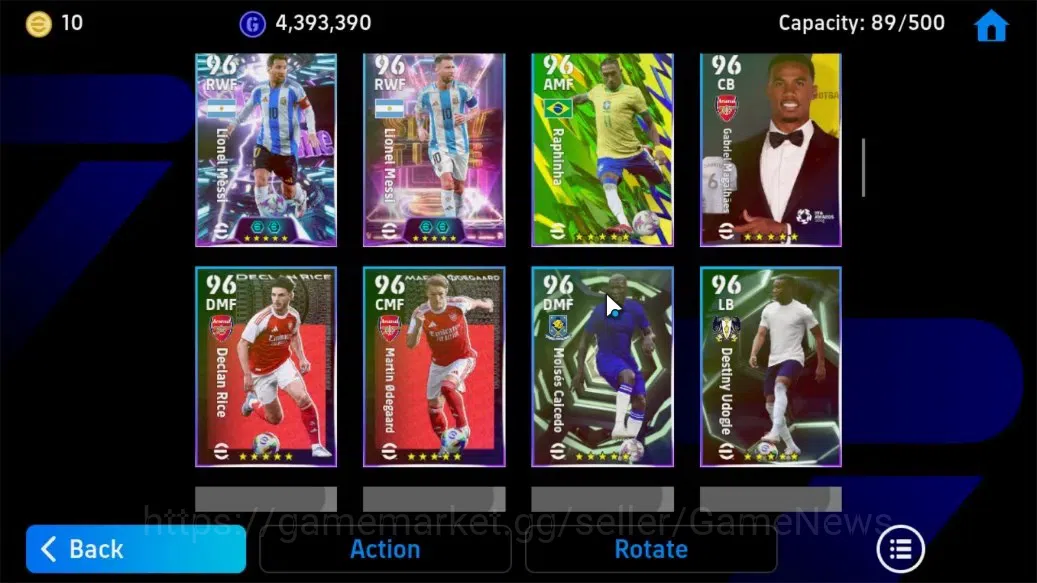 eFootball Accounts Android||Enzo Fernández, Francesco Totti, Didier D image 7