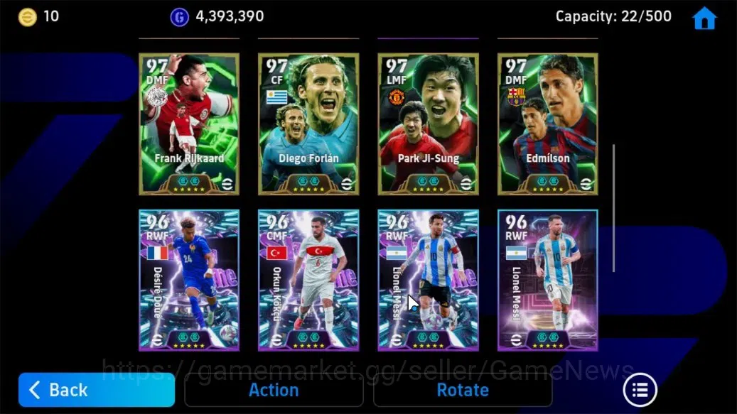 eFootball Accounts Android||Enzo Fernández, Francesco Totti, Didier D image 9