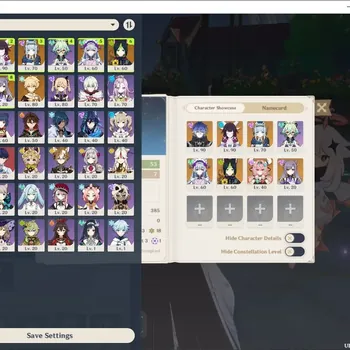 Genshin Impact Accounts Others ASIA|AR53|4Limit PremFlins+Varessa + ChrSTD Sucrose,Diona,Amber|MC Aether|TakeMail(GI1755Z)
