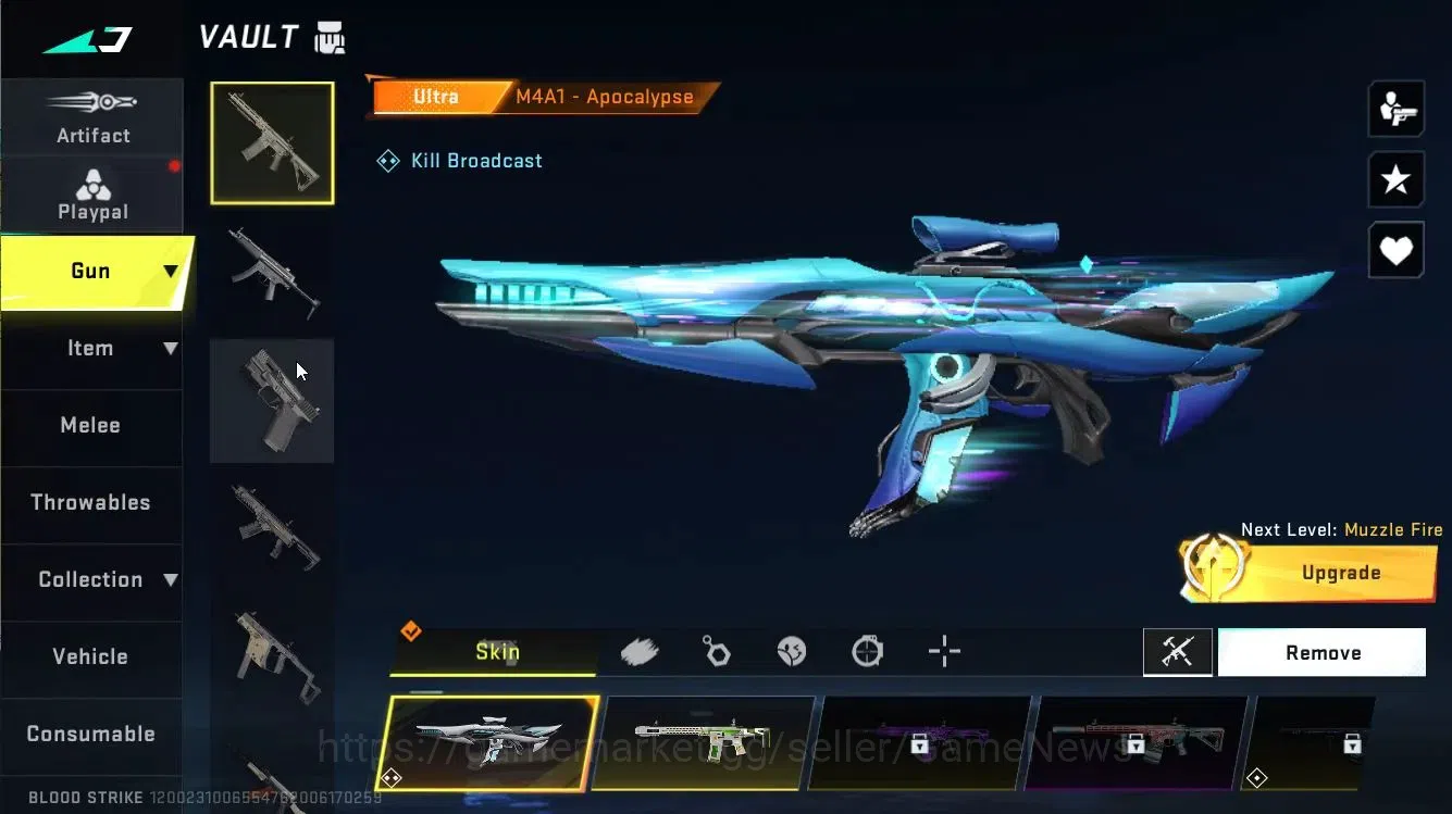 Blood Strike Accounts ASIA|ETERNAL [Uzi-Star Chaser]|Collab AOT [KAG-6-P image 9