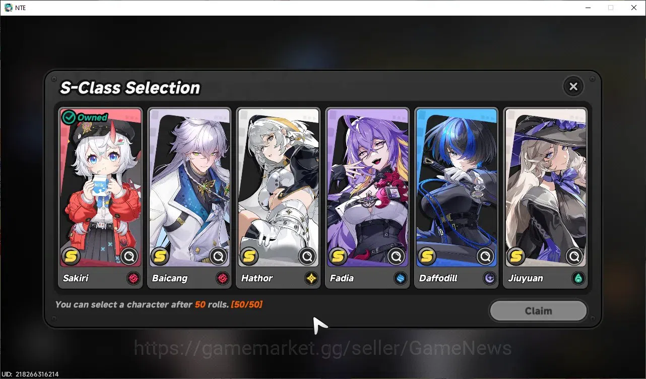 Neverness to Everness Accounts GLOBAL NA|HL 3| 2 SSR| Limited Hotori+Sign,Sakiri| image 7
