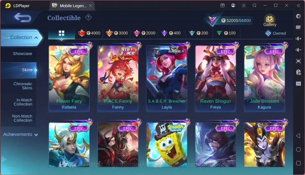 Mobile Legends: Bang Bang Accounts Global|Skin 200|Renowned|Collector Natalia|Prime C image 10