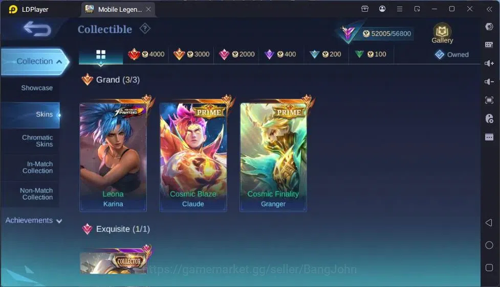 Mobile Legends: Bang Bang Accounts Global|Skin 200|Renowned|Collector Natalia|Prime C image 13