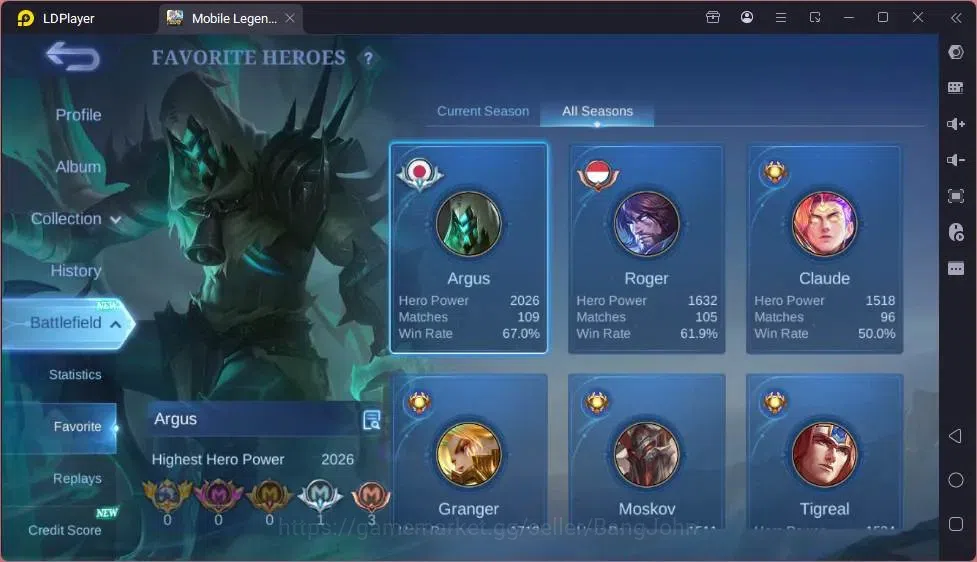 Mobile Legends: Bang Bang Accounts Global|Skin 200|Renowned|Collector Natalia|Prime C image 14