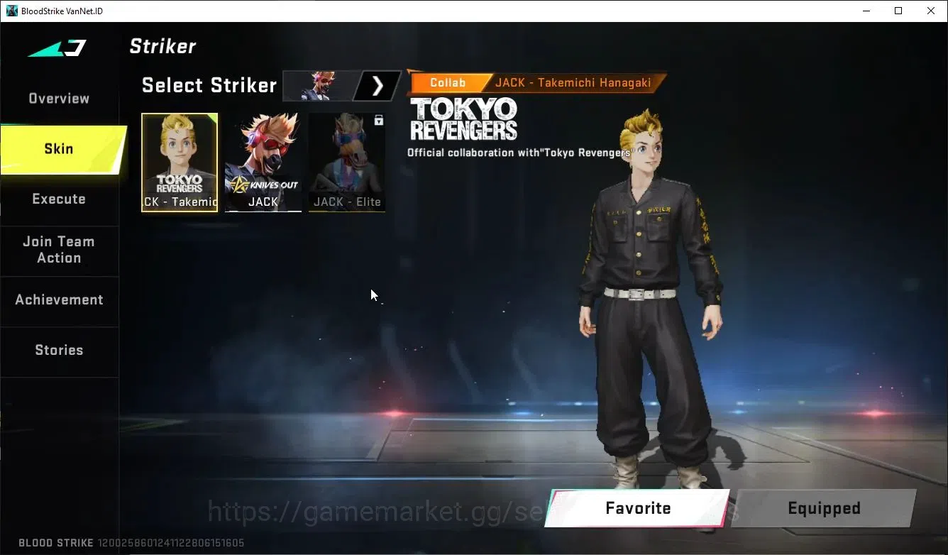 Blood Strike Accounts ASIA|ETERNAL DeAgle+TOKRAV MCX,FN2000,Takemichi,7D image 3