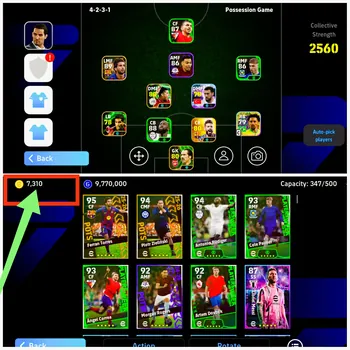 eFootball Accounts Legends & Iconic Players 7,310+ ANDROID COIN➤Some Good Player➤Ferran Torres➤Piotr Zieliński➤Antonio