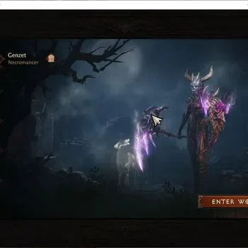 Diablo Immortal High-End SEA - Izual|CS ON|Lv60(824)|Necromancer|CR 43K|Res image 1