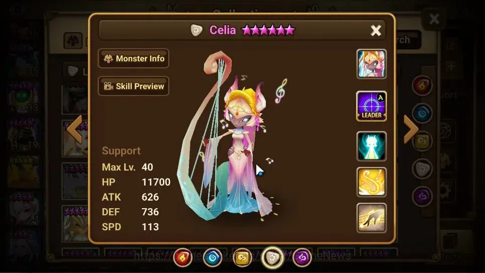 Summoners War: Sky Arena Accounts End-Game ASIA Lv100|4 LD(JAGER,Celia,Dorothy,Etc)63Total 17