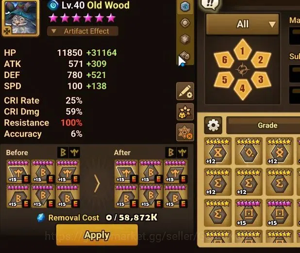 Summoners War: Sky Arena Accounts End-Game ASIA Lv100|4 LD(JAGER,Celia,Dorothy,Etc)63Total 20