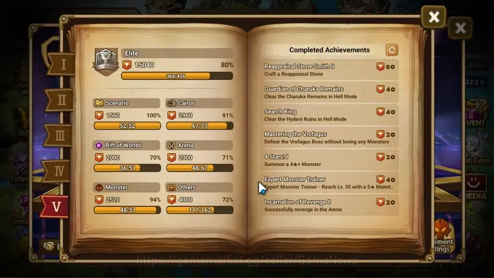 Summoners War: Sky Arena Accounts End-Game ASIA Lv100|4 LD(JAGER,Celia,Dorothy,Etc)63Total 9
