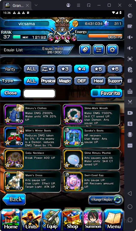 Grand Summoners Accounts [GLOBAL] Rank 37 | 3 Ascend | Shuna | Mami Tomoe T image 3