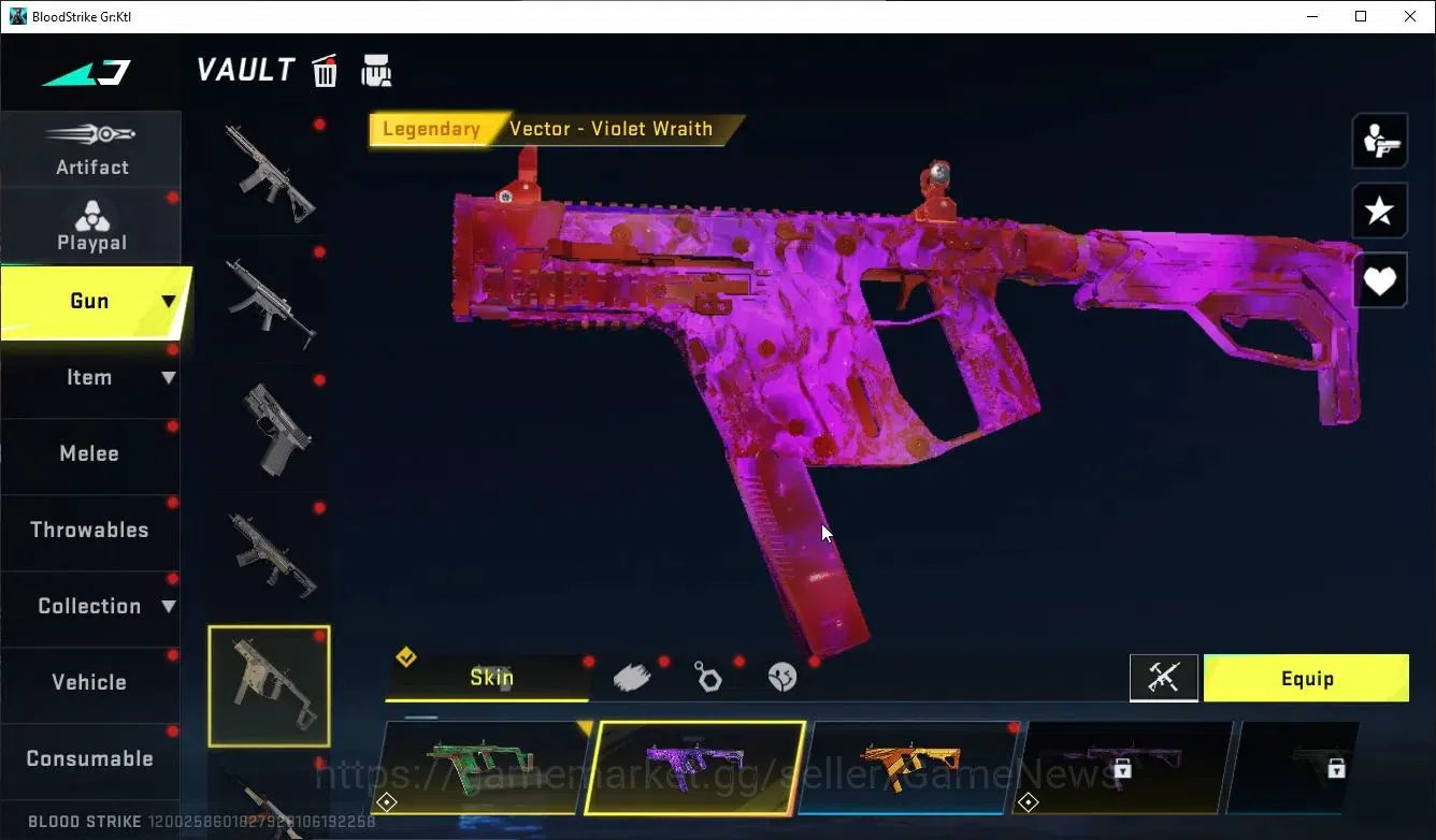 Blood Strike Accounts ASIA|4 ULTRA [JET,VAL,SCAR,AR97]+Collab Anniv FAL- image 11