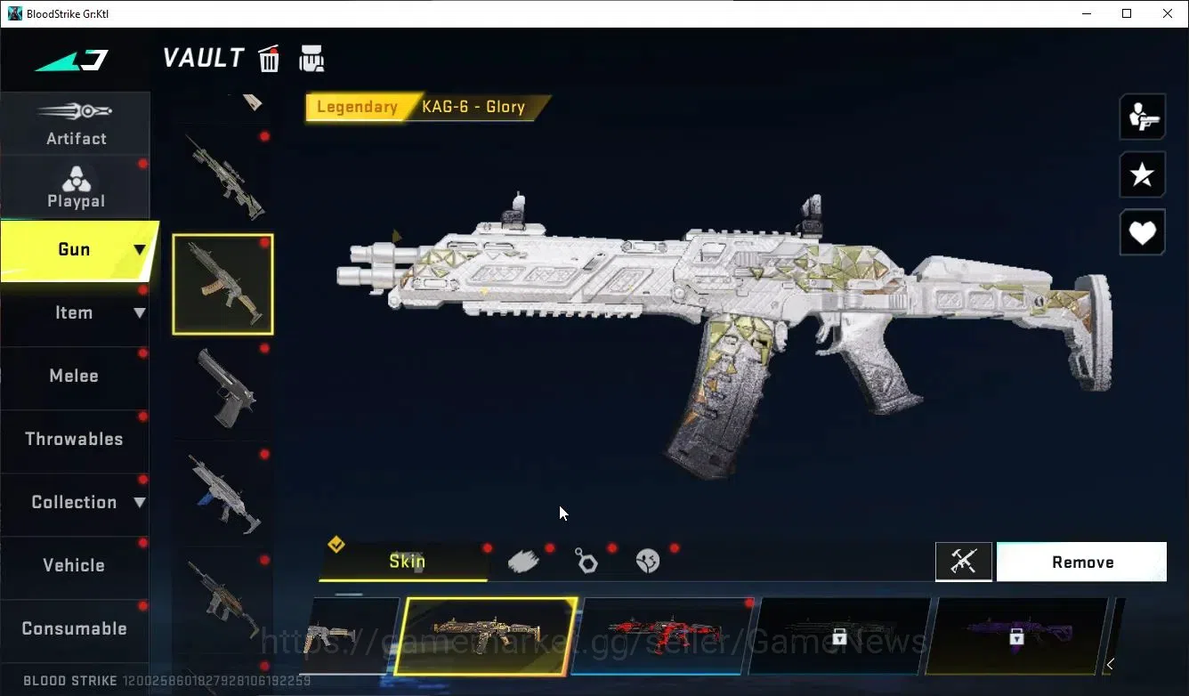 Blood Strike Accounts ASIA|4 ULTRA [JET,VAL,SCAR,AR97]+Collab Anniv FAL- image 13