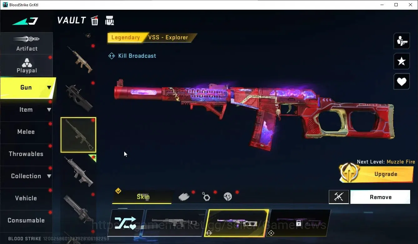 Blood Strike Accounts ASIA|4 ULTRA [JET,VAL,SCAR,AR97]+Collab Anniv FAL- image 17