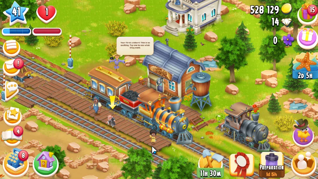 Hay Day Accounts Level 41| Barn Storage 1100 + Silo Storage 650 | 525k Coins,14 Dm |CN ON|Log Supercell ID|Take Email|Check 5