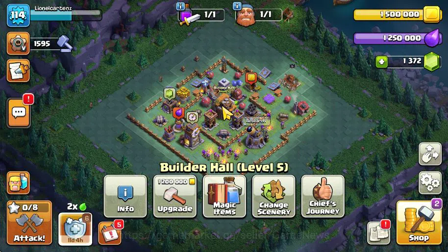 Clash of Clans Accounts TH 13 - BH 5 | Limited Skin | LV 114 | HH 7 |BK 58 image 10