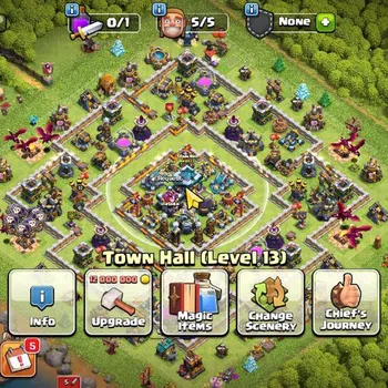 Clash of Clans High-End TH 13 - BH 5 | Limited Skin | LV 114 | HH 7 |BK 58 image 1