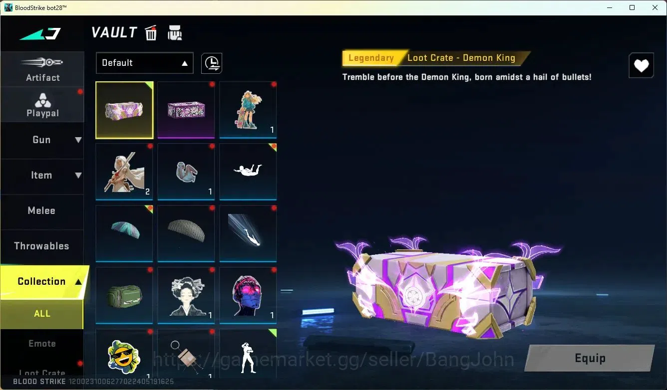 Blood Strike Accounts ASIA | Ultra UMP45 | Legendary Uzi | 2 Legendary G image 7