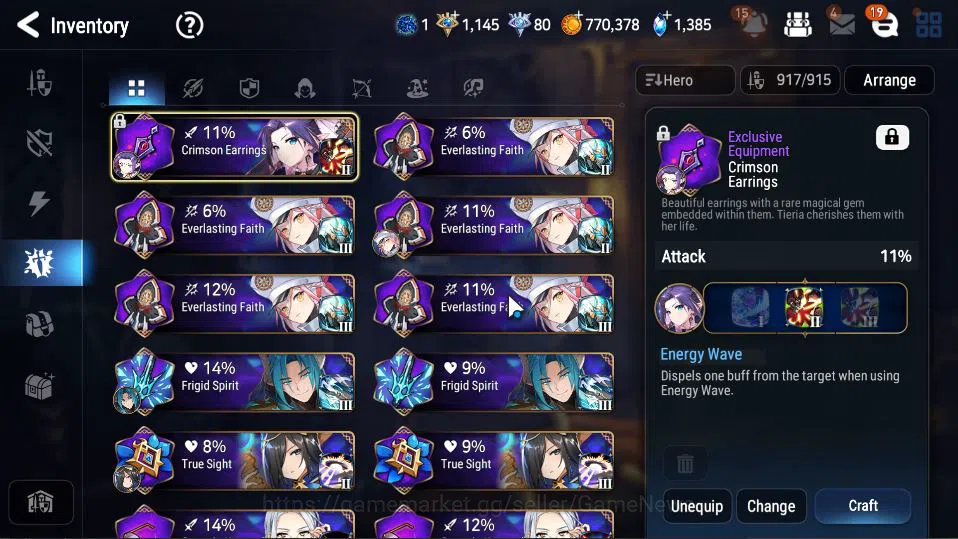 Epic Seven Accounts GLOBAL Unverif|14 ML(BArunka,LOT Scales,Salome,Etc image 12