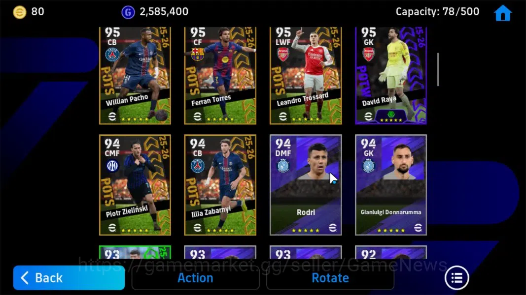eFootball Accounts Android|Epic Yaya Toure,Andry Shevchenko,Steven Ge image 6