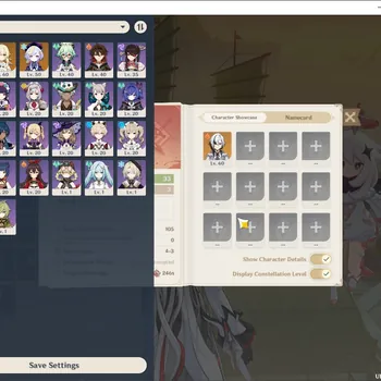 Genshin Impact Accounts Mid Game Asia|AR 33|1 Limited + 1 Standard + 1 (*5 Weapon)| Arlecchino | Qiqi |All Unset|Female MC