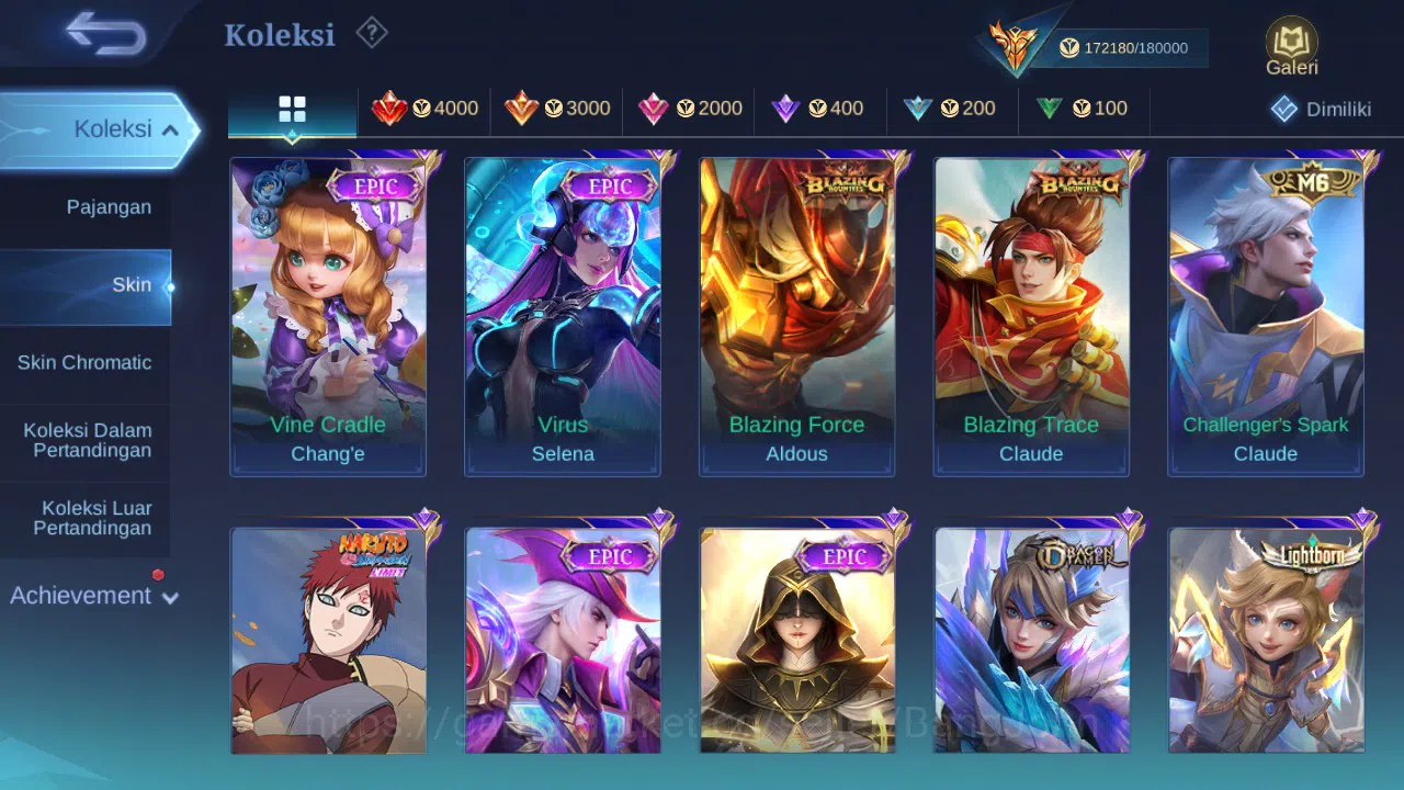 Mobile Legends: Bang Bang Accounts Hero 132 Skin 491 | Legend Franco, Freya | EXO Hay image 10