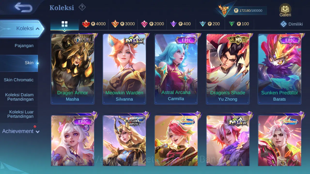 Mobile Legends: Bang Bang Accounts Hero 132 Skin 491 | Legend Franco, Freya | EXO Hay image 12