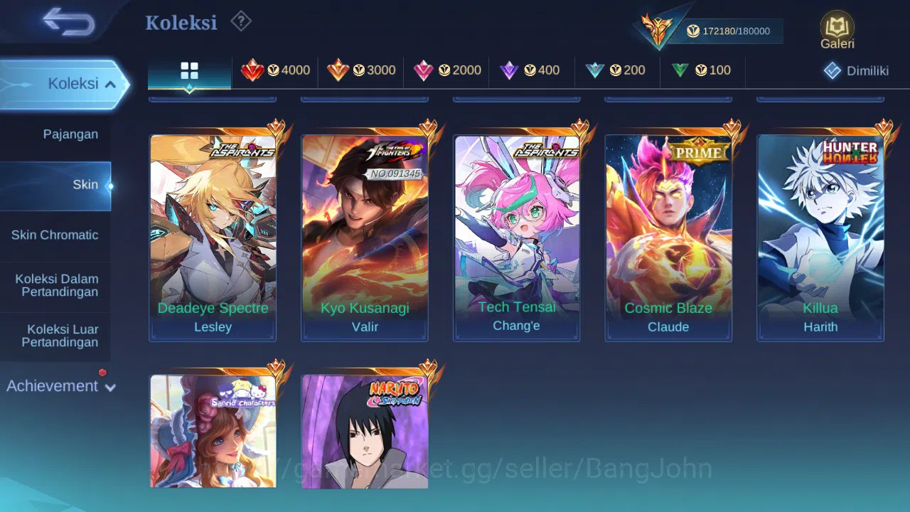 Mobile Legends: Bang Bang Accounts Hero 132 Skin 491 | Legend Franco, Freya | EXO Hay image 3