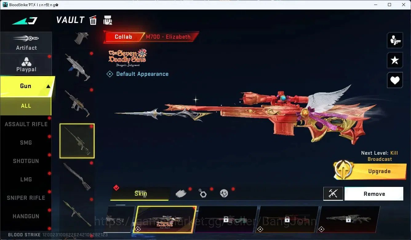 Blood Strike Accounts ASIA | Eternal Desert Eagle(Lv5)|Limited Butterfly image 12