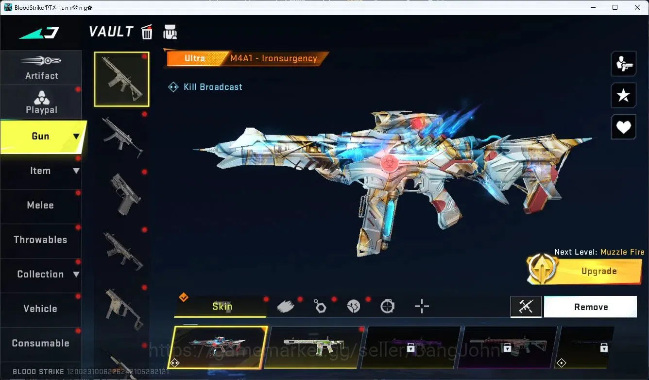 Blood Strike Accounts ASIA | Eternal Desert Eagle(Lv5)|Limited Butterfly image 6