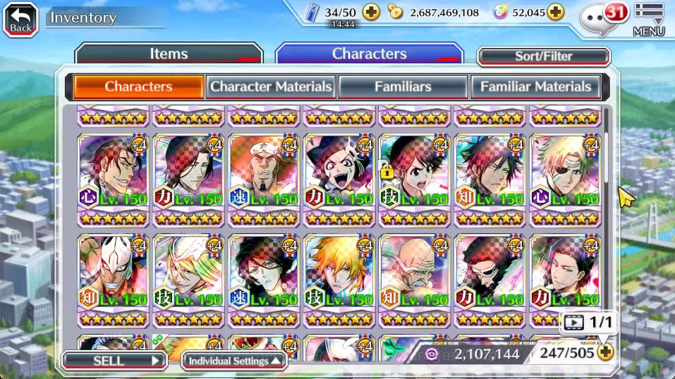 Bleach: Brave Souls Accounts [GBL]52k Orb|10th[Rukia,Ichigo],9th[Kenpachi,Ichig image 11