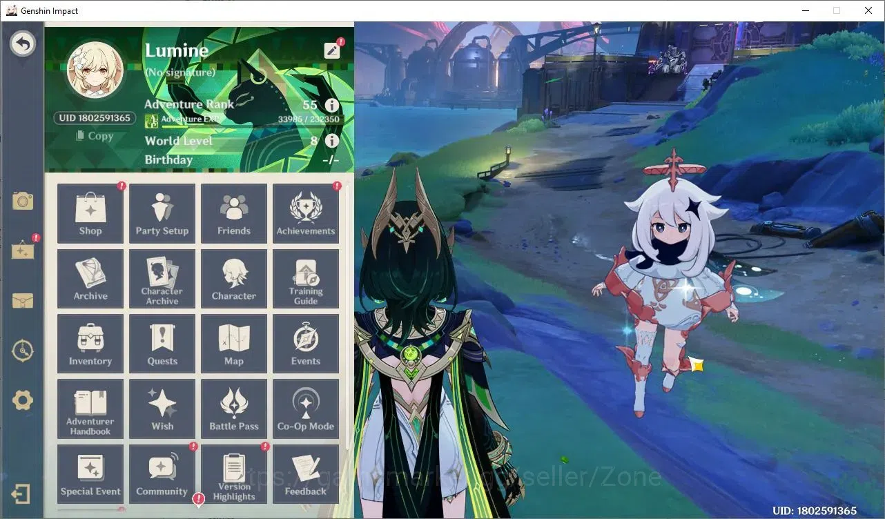 Genshin Impact Accounts Others ASIA|AR 55|Premium Team Nefer (Nefer,Lauma,Columbina)|Check SS|TakeMail(GI1145Z) 1